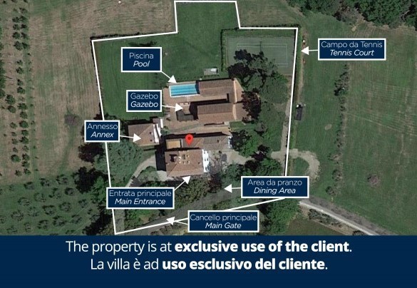 Antica Villa Merelli - Property plan