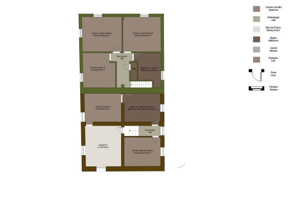 First floor - Ca Lucciola