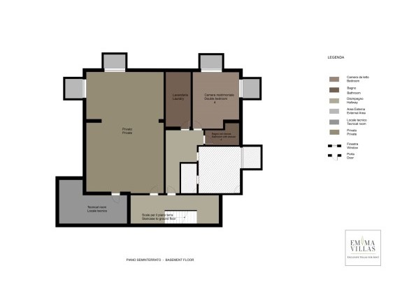 Casale The Place - Piano Seminterrato