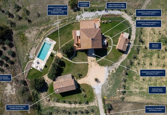 Property plan - Casolare San Martino 