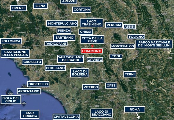 Mappa - I Tramonti 