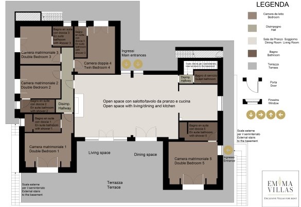I Tramonti - Piano terra