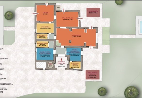 Il Colle di Donna Ilaria - Ground floor