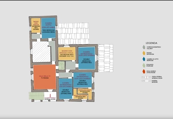 Il Colle di Donna Ilaria - First floor