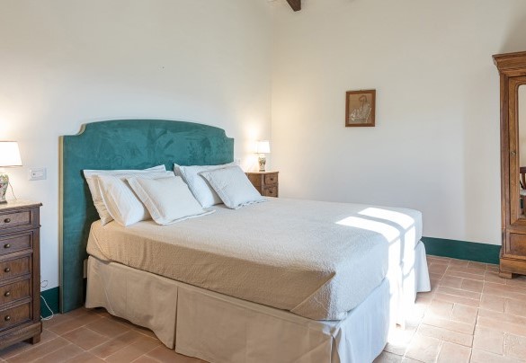 Camera matrimoniale padronale al primo piano – Il Colle di Donna Ilaria 