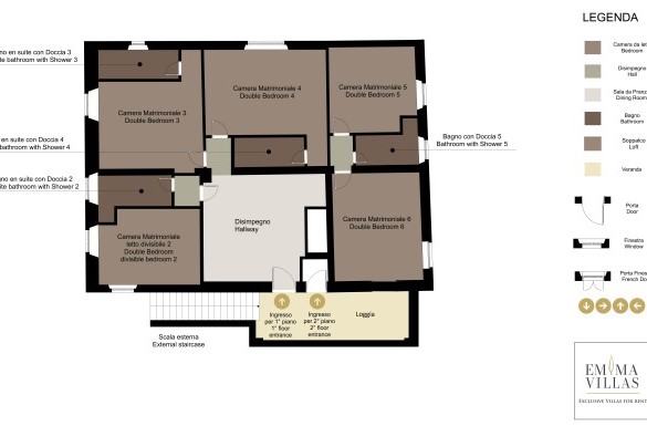 First Floor - La Burraia 