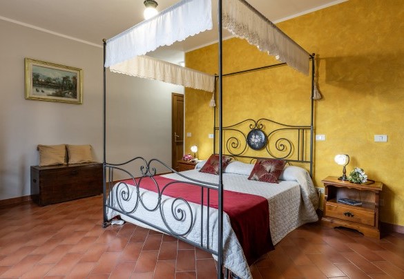 Double bedroom no. 4 on the first floor - La Burraia