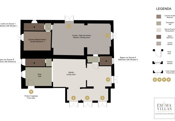 Ground floor - La Burraia 