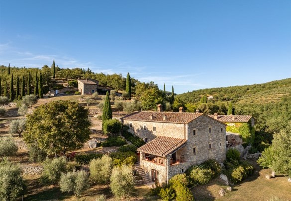 Il parco si distribuisce su più terrazzamenti - Muricciaglia