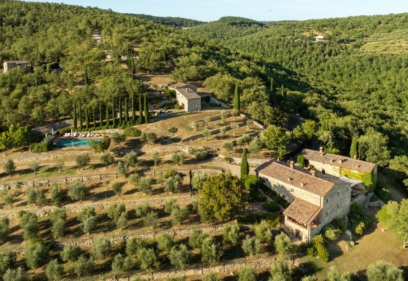 Inserita all’interno di un’azienda agricola di circa 60 ettari tra vigneti, oliveti e boschi - Muricciaglia