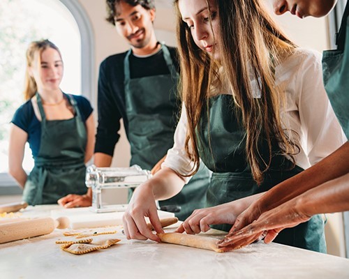 Private Family Tuscan Cooking Class with wine tasting