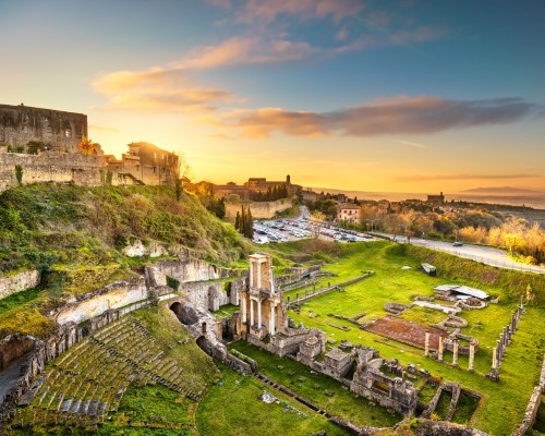 Two gems of Tuscany: Volterra and Lajatico