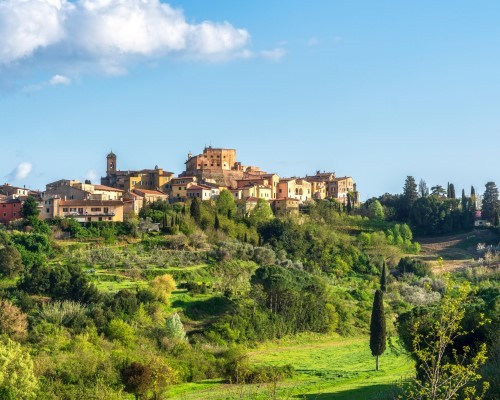 Visita al pastificio, macelleria e castello di Lari con pranzo