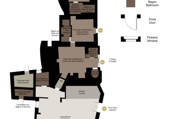 Floor plan - Opuntia trulli e lamie 
