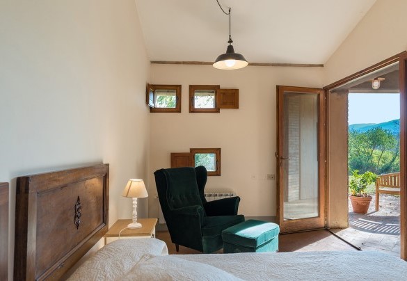 Camera matrimoniale, con letto divisibile, nell'annesso - Podere Fabbrica