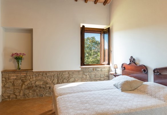 Camera matrimoniale, con letto divisibile, al primo piano - Podere Fabbrica