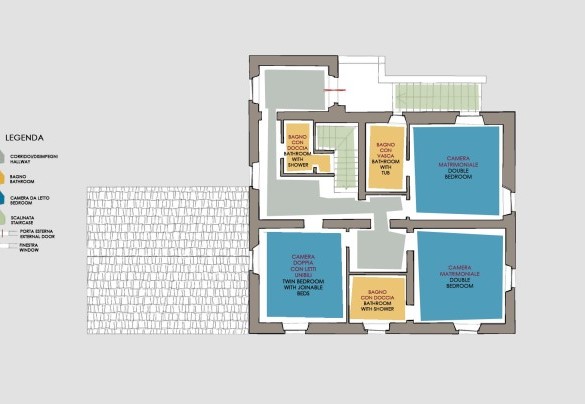 Podere Gragnano - First Floor