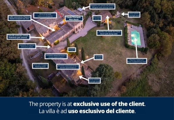 Property Plan - Podere Vernine di Sotto