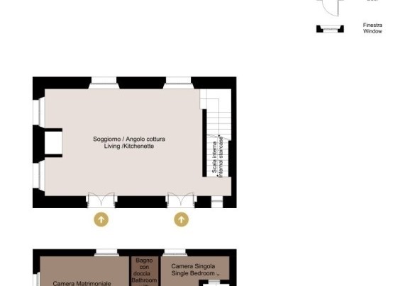 Annesso (Appartamento 2 - Piano Terra e Primo Piano) - Podere Vernine di Sotto