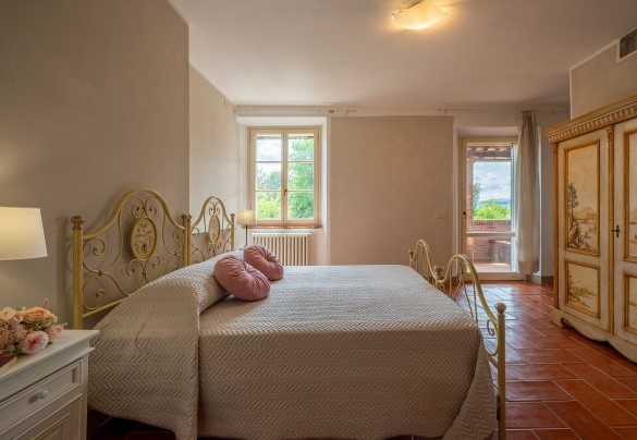 Camera matrimoniale n. 4 (letto divisibile) al primo piano (unità 1) - Sangiovese