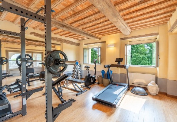 The well-equipped gym on the second floor - Tenuta Schiavon Barrero