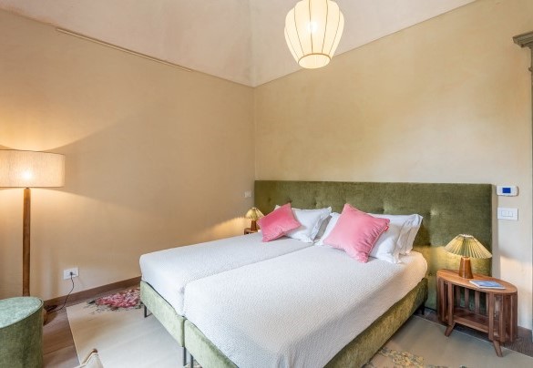 Twin bedroom n. 3 with joinable beds on the first floor - Tenuta Schiavon Barrero