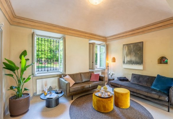 The living area at the entrance to the kitchen - Tenuta Schiavon Barrero