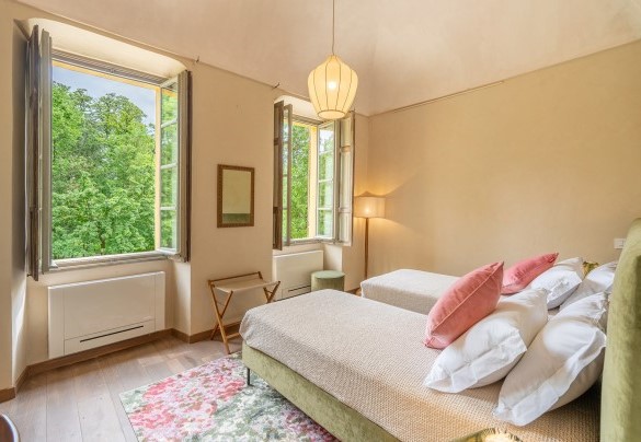 Twin bedroom n. 3 with joinable beds on the first floor - Tenuta Schiavon Barrero