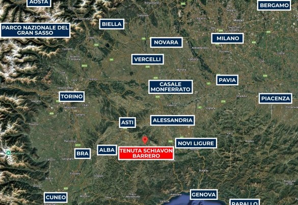 Map - Tenuta Schiavon Barrero