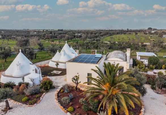 Vista aerea della proprietà - Trulli Fiori di Mandorlo