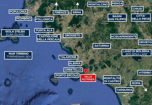 Mappa - Villa Althaea