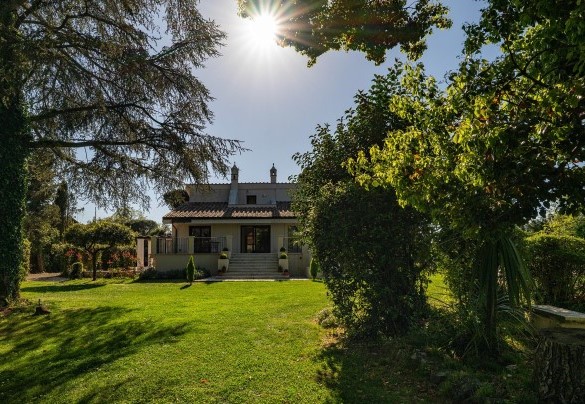 The well-kept lawn surrounds the villa - Villa Corte Sant’Anna