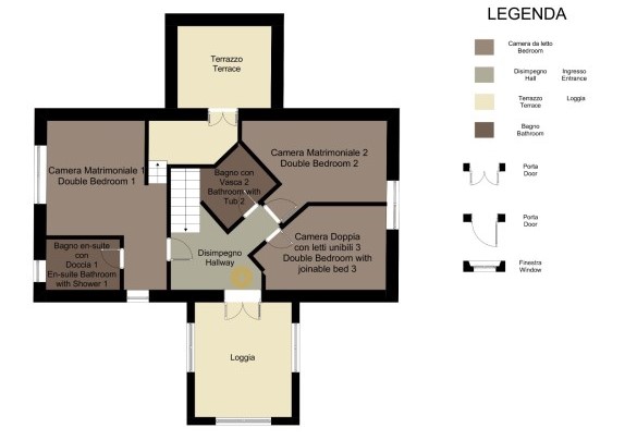 Villa Corte Sant'Anna - First Floor