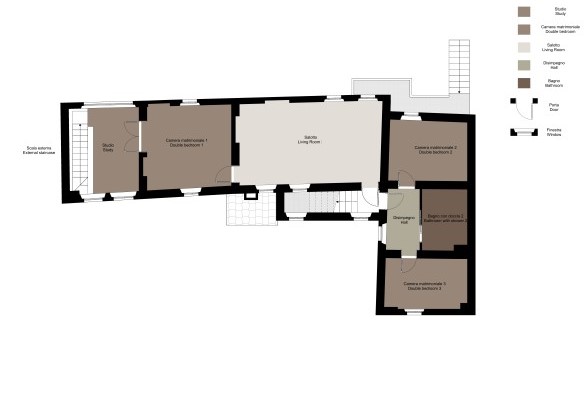 Primo piano - Villa delle Silerchie