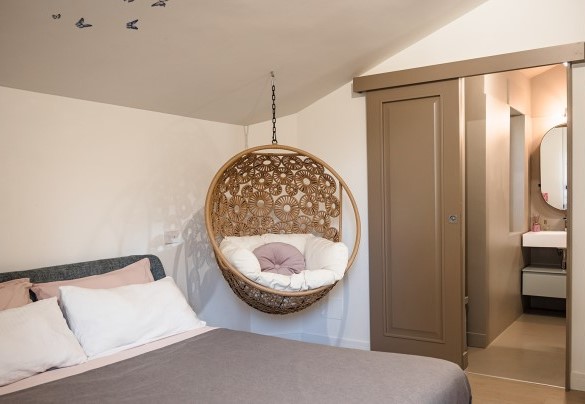 Camera matrimoniale n.3 al primo piano con bagno en-suite con vasca - Villa Giulia