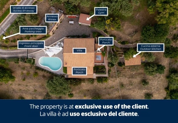 Property Plan - Villa Il Basto