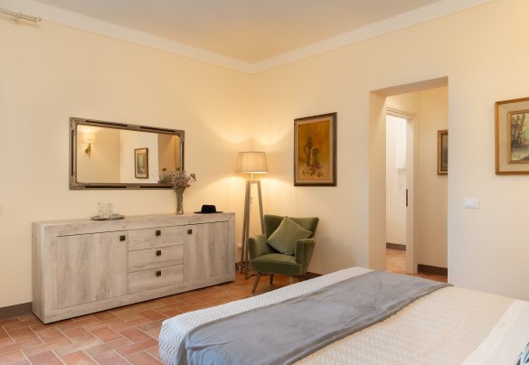 The double bedroom with divisible beds no. 3 (unit 2) on the ground floor - Villa Iole