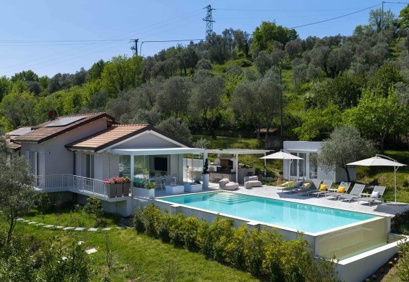 Panoramic view of the property - Villa Lunezia