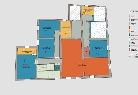 Villa Montefalconi - Primo Piano