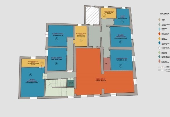 Villa Montefalconi - Primo Piano