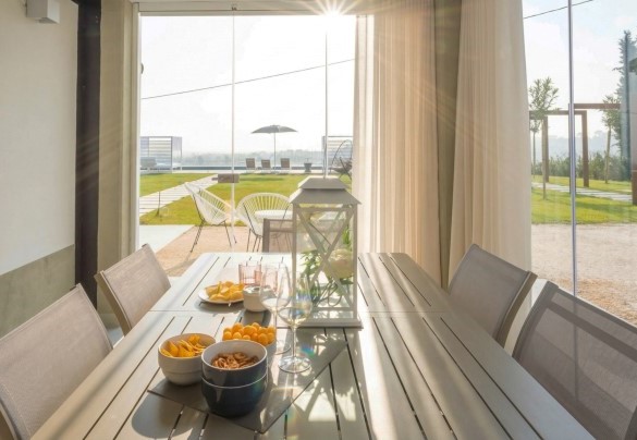 La sala colazione in veranda - Villa Oxa 