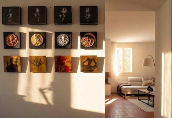 Dettagli della zona giorno - Villa Oxa 