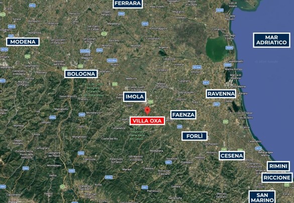 Mappa - Villa Oxa
