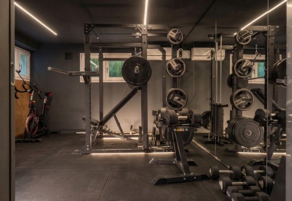 La sala fitness - Villa Oxa 