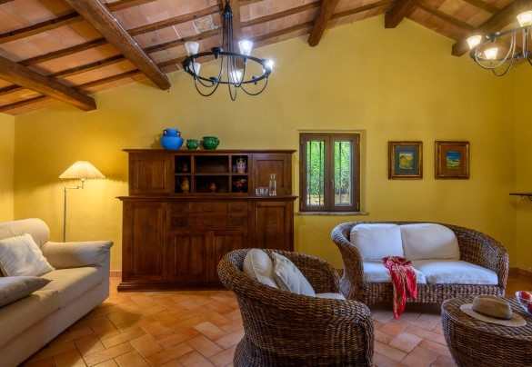 Living room on the ground floor – Villa Valgiorgia