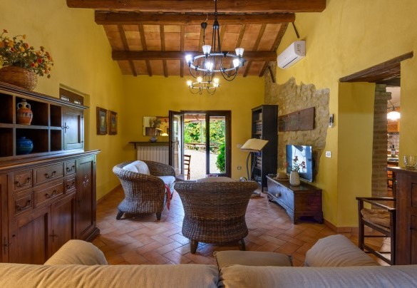 Living room on the ground floor – Villa Valgiorgia