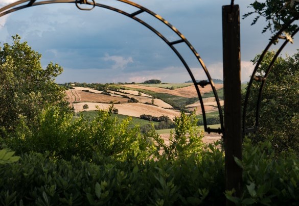 Glimpse of the hillside view – Villa Valgiorgia